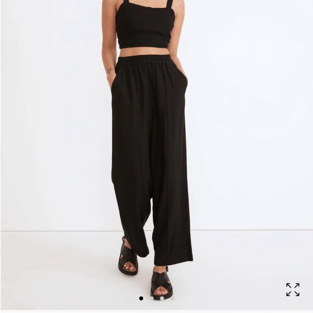 Madewell Wide Leg Linen Pant